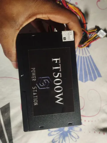 Fonte ATX Power Station FT500W 500W - Funcionando