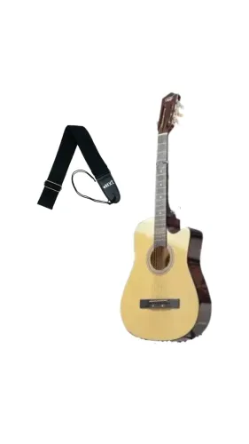 Kit MXT - VIOLAO MXT ACUSTICO CUTWAY, ACO, MODELO 38A-NT + Correia MXT