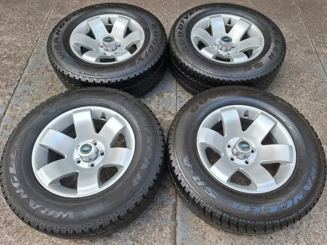 FORD RANGER RODA ESPORTIVA ALUMINIO ARO 16 PNEU USADO JOGO 5x114