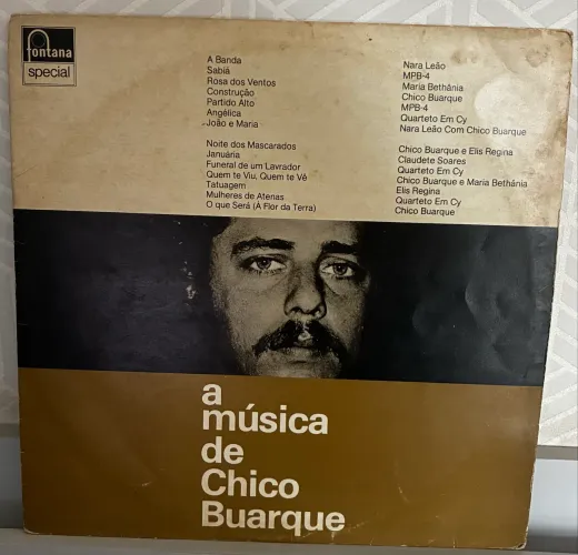Disco vinil Chico Buarque- A música de Chico Buarque