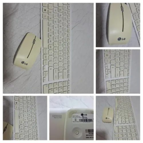 Kit Mouse S/ Fio + Teclado 27v745 24v575 Lg (SEM RECEPTOR)