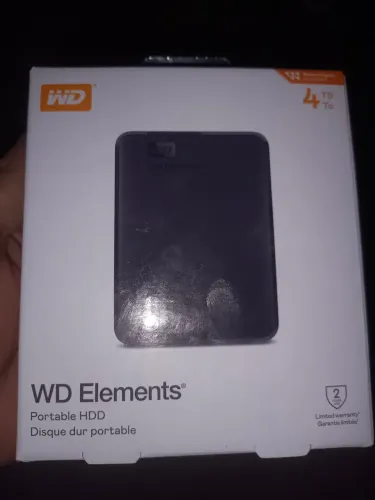 HD externo 4tb WD Elements novo
