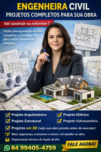PROJETOS COMPLETOS PARA SUA OBRA 