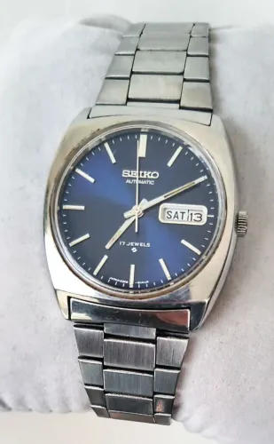 Seiko automático 6309 azul de coleção todo original e raro em bom estado geral