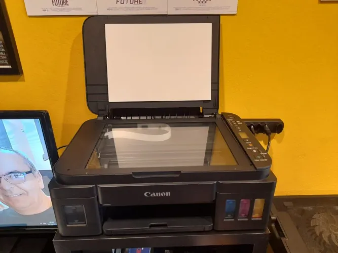 Vendo impressora Cannon com entupimento nas mangueiras.