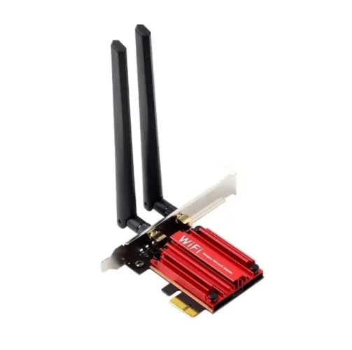 PLACA DE REDE WI-FI5 E BLUETOOTH 4.0  FENVI AC1200 DUAL BAND 2.4G/5G PCI-EXPRESS