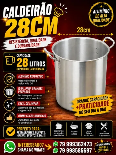 VENDO CALDEIRÃO Nº 28