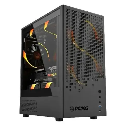 Gabinete Gamer Pcyes Ozara Black Vulcan Vidro Temperado ?