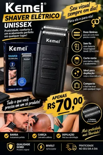 Maquininha Kemei