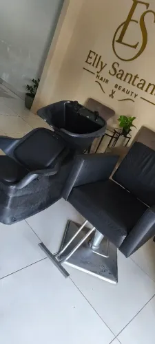 Kit salão lavatório e cadeira