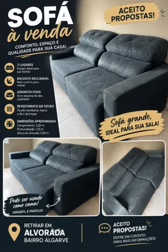 Sofá retrátil