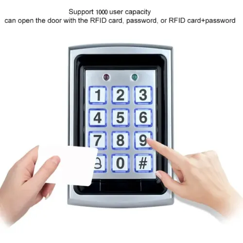 Teclado Acesso Interno/externo Ip66 Anti-vandalismo Aço Inox Roslare