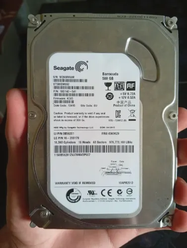 HD 500GB SEAGATE 3.5 SATA 3