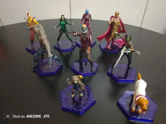 Guardiões da Galáxia Disney Marvel 9 pçs