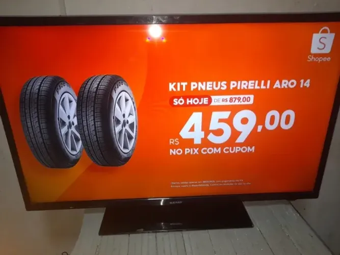 TVZAO SEMP TOSHIBA Led 49 PolegadasFull Hd Hdmi Usb 100% perfeita Acompanha Controle e bas
