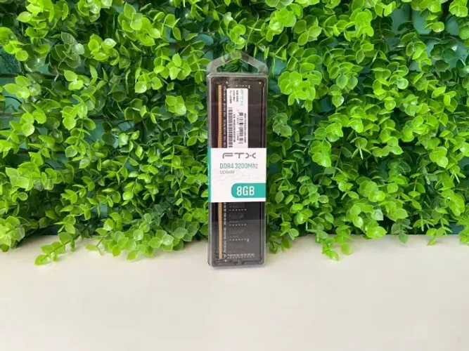 Memória RAM, DDR4, 8GB, 3200MHz, Black , Desktop - FTX
