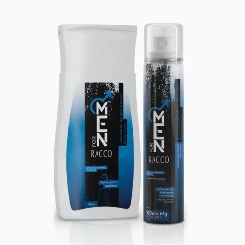 Kit Íntimo Men Racco Masculino Proteção Total Frete Grátis