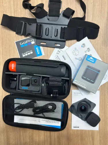 GoPro Hero 12 Black + Kit Completo de Acessórios - 2.500