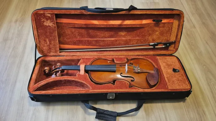 Violino Eagle VE441 4/4 com Arco, Breu, Cordas Calixto e Case