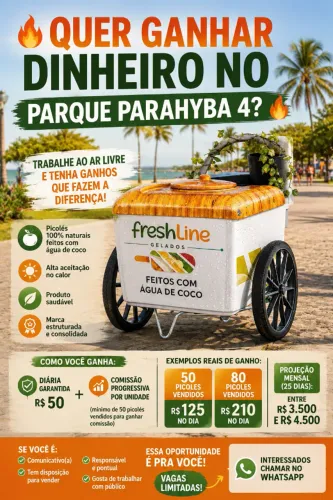 ? QUER GANHAR DINHEIRO NO PARQUE PARAHYBA 4? ?