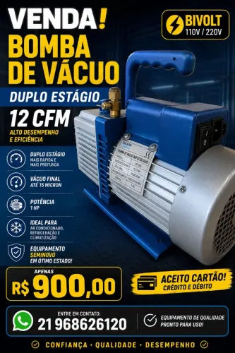 Bomba vácuo 12cfm