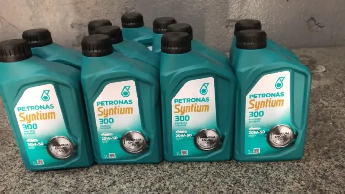 Kit com 11 Óleo Petronas 20w50 Syntium 300 Mineral Sl 1 Litro