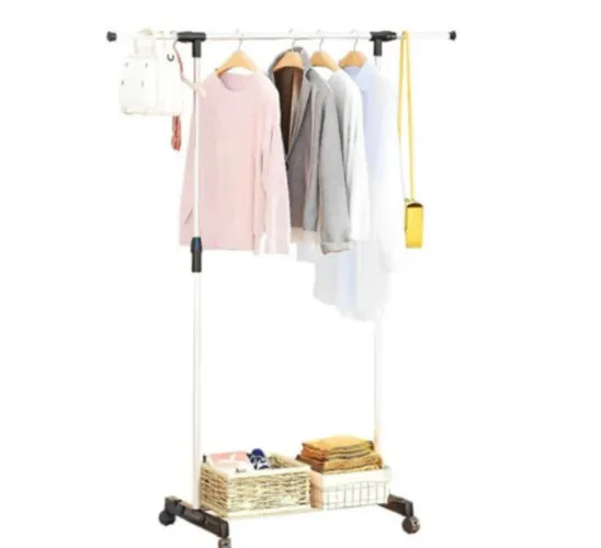 Suporte de roupa ajustável 