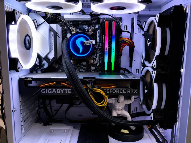 PC Gamer Completo | Ryzen 7 + RTX 4060 + 24GB RAM + 2 Monitores