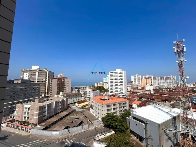 Apartamento 2 dormitórios 1 vaga - Vista Mar - Lazer Completo