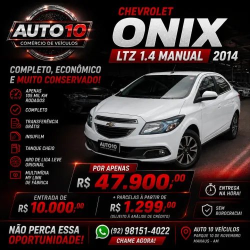 Chevrolet Onix Hatch LTZ 1.4 8V Flex Power Mec. 4P 2014