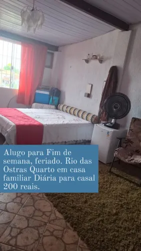 Alugo quarto para casal diária 200 reais.