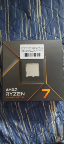 Processador AMD Ryzen 7 7700X, 5.4GHz Max Turbo, Cache 40MB, AM5, 8 Núcleos - Lacrado