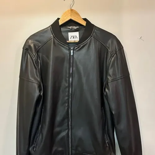 jaqueta de couro ZARA