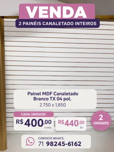 Painel Canaletado