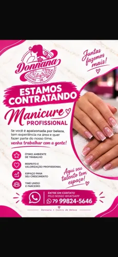 Vaga para manicure