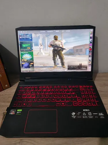 Notebook Gamer Acer Nitro 5 Ryzen 7 4800H 16GB Ram GTX 1650
