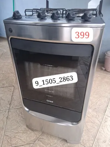 Fogao consul inox funciona perfeitamente FRETE PRÓPRIO 