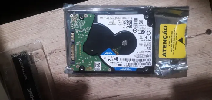 Hd de notebook de 2 terá  