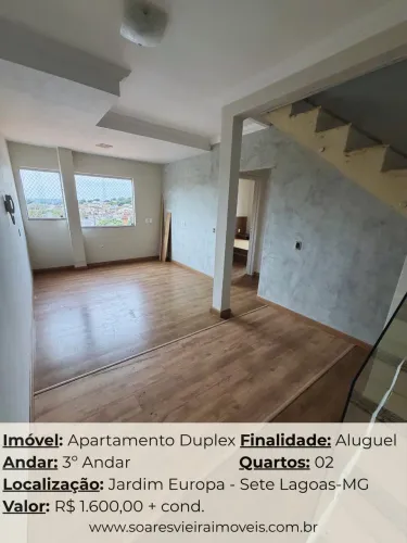 APARTAMENTO DUPLEX PARA ALUGAR - JARDIM EUROPA