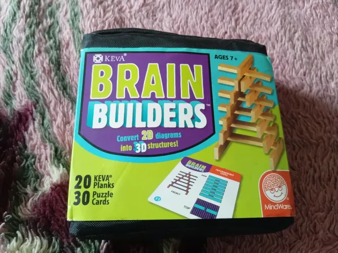 brinquedo de construção Brain Builders de montar importado raríssimo não tem no Brasil