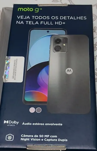 Moto G14 grafite ótimo estado