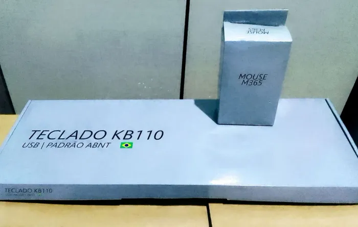 Kit periféricos teclado e mouse - lacrados