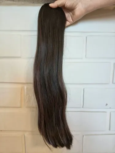 Aplique de cabelo natural 53 cm