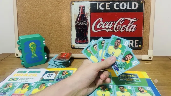 Troco figurinhas Copa 2026 Panini faltam só 14 Vitória/ES