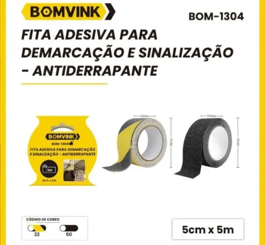 Fita adesiva para demarcação e sinalização antiaderente Entregamos