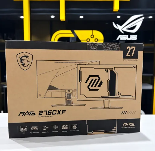Monitor Gamer Msi Mag 276Cxf, 27" Full Hd 280Hz 0.5Ms Curvo, Preto