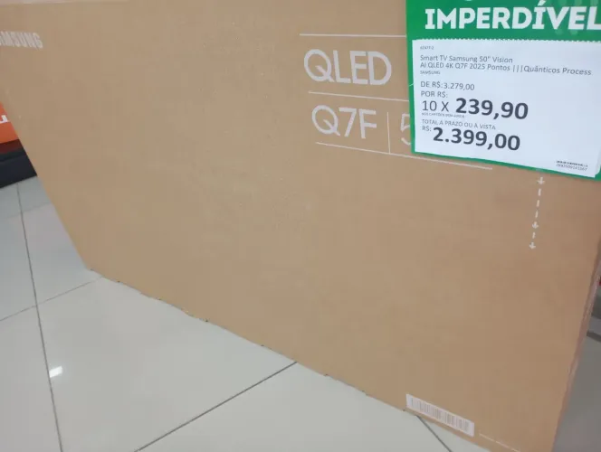 tv Samsung 50"nova lacrada