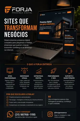 Seu Negócio Merece uma cara Profissional | Forja