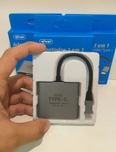Adaptador 3em1 Knup 