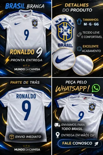 Camisas Dry Fit Retro Brasil